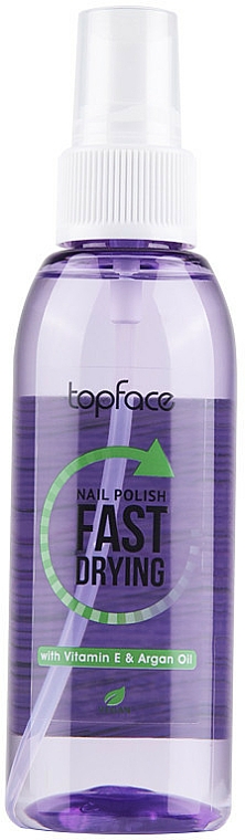 Nagellacktrockner mit Vitamin E und Arganöl - Topface Nail Polish Fast Drying — Bild N1
