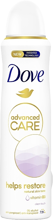 Deospray Antitranspirant - Dove Advanced Care Clean Touch — Bild N1