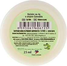 Lippenbalsam mit Hanföl, Vitamin E und UV-Schutz - Bione Cosmetics Cannabis Lip Balm with UV Filter and Vitamin E — Bild N3