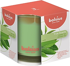 Duftkerze grüner Tee, 95/95 mm - Bolsius Candle — Bild N1