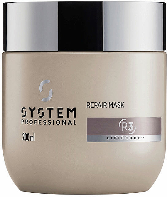 Revitalisierende Haarmaske - System Professional Lipidcode Repair Mask R3 — Bild N1