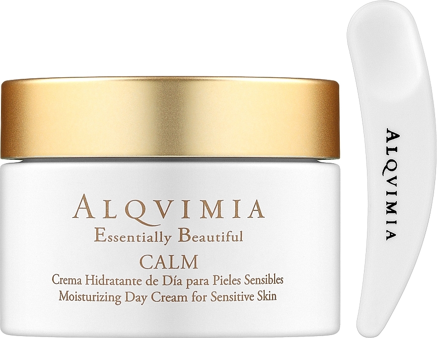 Beruhigende Tagescreme für empfindliche Haut - Alqvimia Essentially Beautiful Calm Moisturizing Day Cream — Bild N1