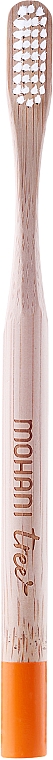Bambuszahnbürste weich orange - Mohani Toothbrush — Bild N3