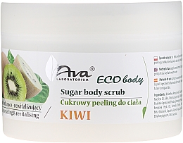 Natürliches Zuckerpeeling für den Körper mit Kiwi - Ava Laboratorium Eco Body Natural Sugar Scrub Kiwi — Bild N2