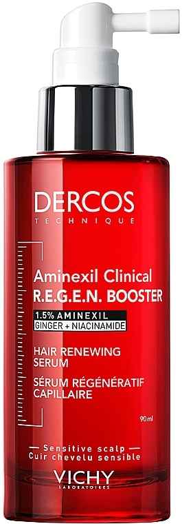 Kräftigendes und stimulierendes Haarserum - Vichy Dercos Aminexil Clinical R.E.G.E.N Booster Hair Renewing Serum  — Bild N1