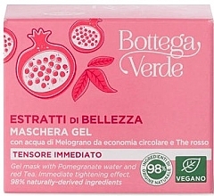 Gelgesichtsmaske mit Granatapfelwasser - Bottega Verde Beauty Extracts Gel Mask With Pomergranate Water — Bild N3