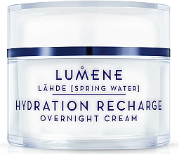 Düfte, Parfümerie und Kosmetik Feuchtigkeitsspendende Nachtcreme - Lumene Lahde Hydration Recharge Overnight Cream