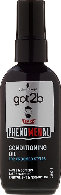 Bartpflegeöl - Schwarzkopf Got2b Phenomenal Beard Conditioning Oil