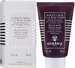 Düfte, Parfümerie und Kosmetik Creme-Maske für das Gesicht mit schwarzer Rose - Sisley Black Rose Cream Mask