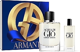 Düfte, Parfümerie und Kosmetik Giorgio Armani Acqua Di Gio Eau De Parfum - Duftset (Eau /75 ml + Eau /15 ml)