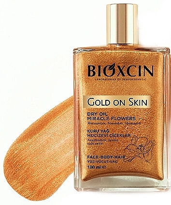 Trockenöl für Haut und Haar  - Bioxcin Gold On Skin Dry Oil  — Bild N2