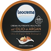 Düfte, Parfümerie und Kosmetik Leocrema Multipurpose Cream Argan Oil  - Creme für Gesicht, Körper und Hände mit Arganöl