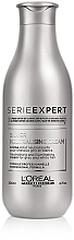 Neutralisierende und glänzende Haarspülung für graues und weißes Haar mit Babassuöl - L'Oreal Professionnel Silver Neutralising Cream Conditioner — Bild N1