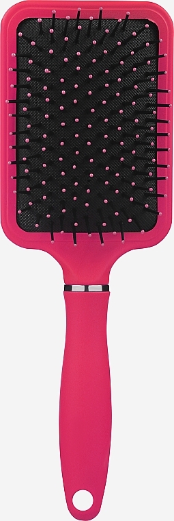 Rechteckige Haarbürste mit Nylonborsten rosa - Disna Pharma — Bild N1