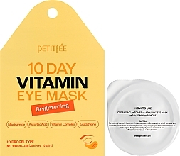 Patches für die Augenpartie - Petitfee 10 Days Vitamin Eye Mask — Bild N1
