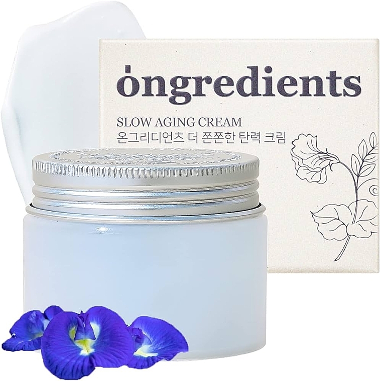 Seidige Gesichtscreme - Ongredients Slow Aging Cream — Bild N1