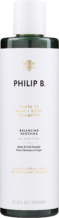 Tonisierendes Shampoo mit Extrakten aus Salbei und Wacholderbeeren - Philip B Scent of Santa Fe Balancing Shampoo — Bild N1