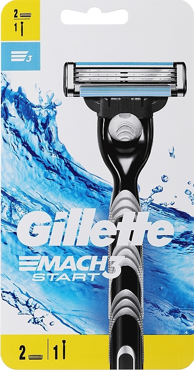 Rasierer mit zwei Klingen - Gillette Mach3 Start — Bild N1