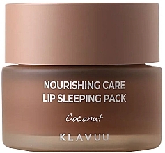 Nachtmaske für die Lippen mit Kokosnussduft - Klavuu Nourishing Care Lip Sleeping Pack Coconut — Bild N1