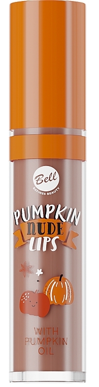 Flüssiger mattierender Lippenstift - Bell Pumpkin Nude Lips — Bild N1