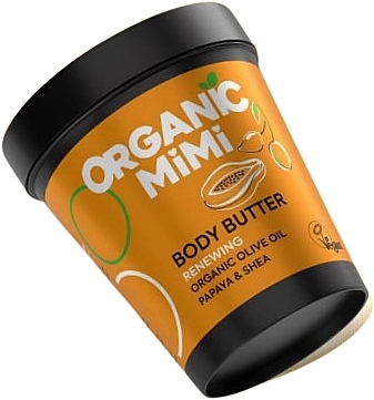Erneuerndes Körperöl Oliven und Papaya - Organic Mimi Body Butter Renewing Olive & Papaya — Bild N1