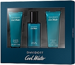 Davidoff Cool Water - Duftset (Eau de Toilette 40ml + Duschgel 50ml + After Shave Balsam 50ml)  — Bild N1
