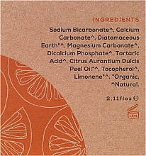 Aufhellendes natürliches Zahnpulver mit Orangengeschmack - Georganics Red Mandarin Natural Toothpowder — Bild N3