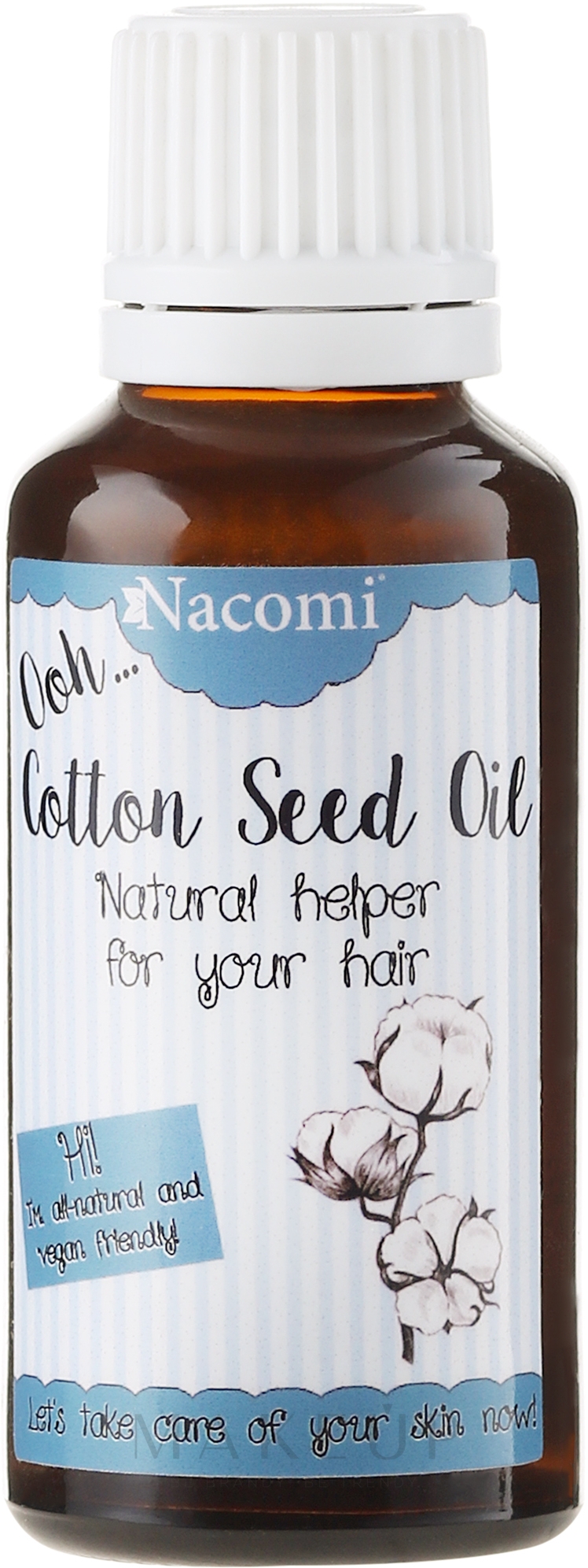 Haaröl mit Baumwollsamen - Nacomi Natural — Bild 30 ml