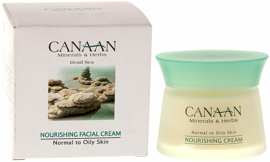 Pflegende Gesichtscreme für normale und fettige Haut mit Mineralien und Kräutern aus dem Toten Meer - Canaan Minerals & Herbs Nourishing Facial Cream Normal to Oily Skin