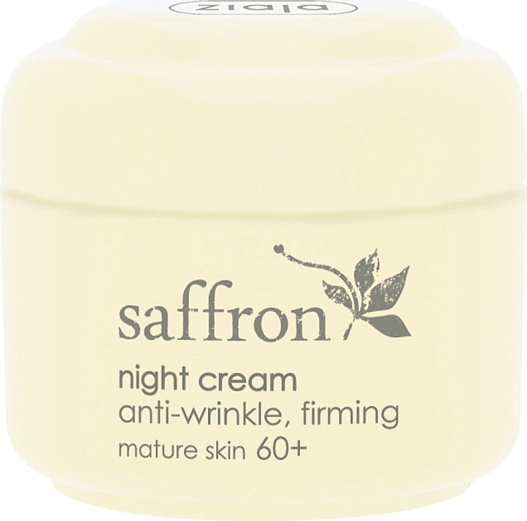 Anti-Falten-Nachtcreme mit Safran - Ziaja Saffron Anti-Wrinkle Firming Night Cream 60+  — Bild N1