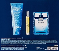 Versace Man Eau Fraiche - Duftset (Eau de Toilette 100ml + Duschgel 150ml + Eau de Toilette 10ml)  — Bild N3