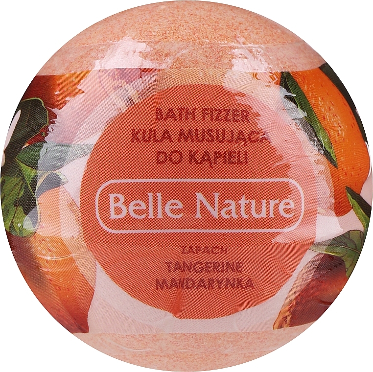 Sprudelnde Badekugel mit Mandarinenduft orange - Belle Nature — Bild N1