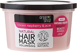 Volumen-Haarmaske mit Himbeere und Acai - Organic Shop Raspberry & Acai Hair Mask — Foto N2