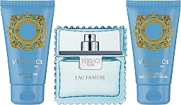Versace Man Eau Fraiche - Duftset (Eau de Toilette 50ml + After Shave Balsam 50ml + Duschgel 50ml)  — Bild N2