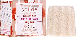 Düfte, Parfümerie und Kosmetik Festes Shampoo für trockenes Haar mit Vanille und Kokosnuss - Lamazuna Solid Shampoo For Dry Hair Vanilla & Coconut Scent