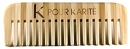 Düfte, Parfümerie und Kosmetik Haarkamm aus Bambus - K Pour Karite Bamboo Wood Comb