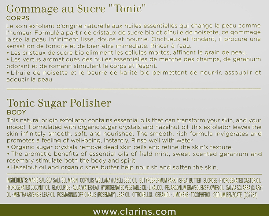 Körperpeeling - Clarins Aroma Body Tonic Sugar Polisher — Bild N3