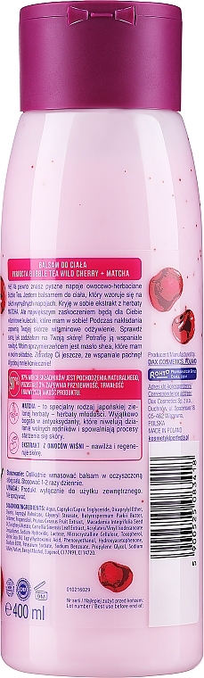 Körperlotion Wildkirsche und Matcha-Tee - Perfecta Bubble Tea Wild Cherry & Matcha Tea Body Lotion — Bild N2