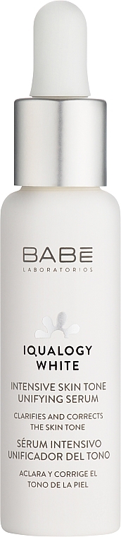 Intensives Abendserum - Babe Laboratorios Iqualogy White Intensive Skin Tone Unifying Serum — Bild N1