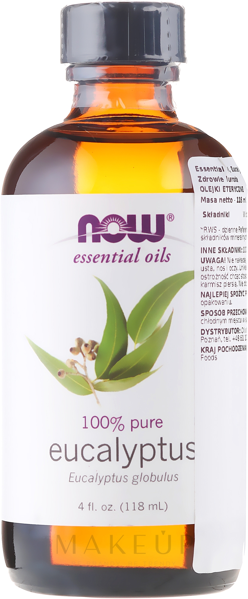 Ätherisches Öl Eukalyptus - Now Foods Eucalyptus Essential Oils — Bild 30 ml