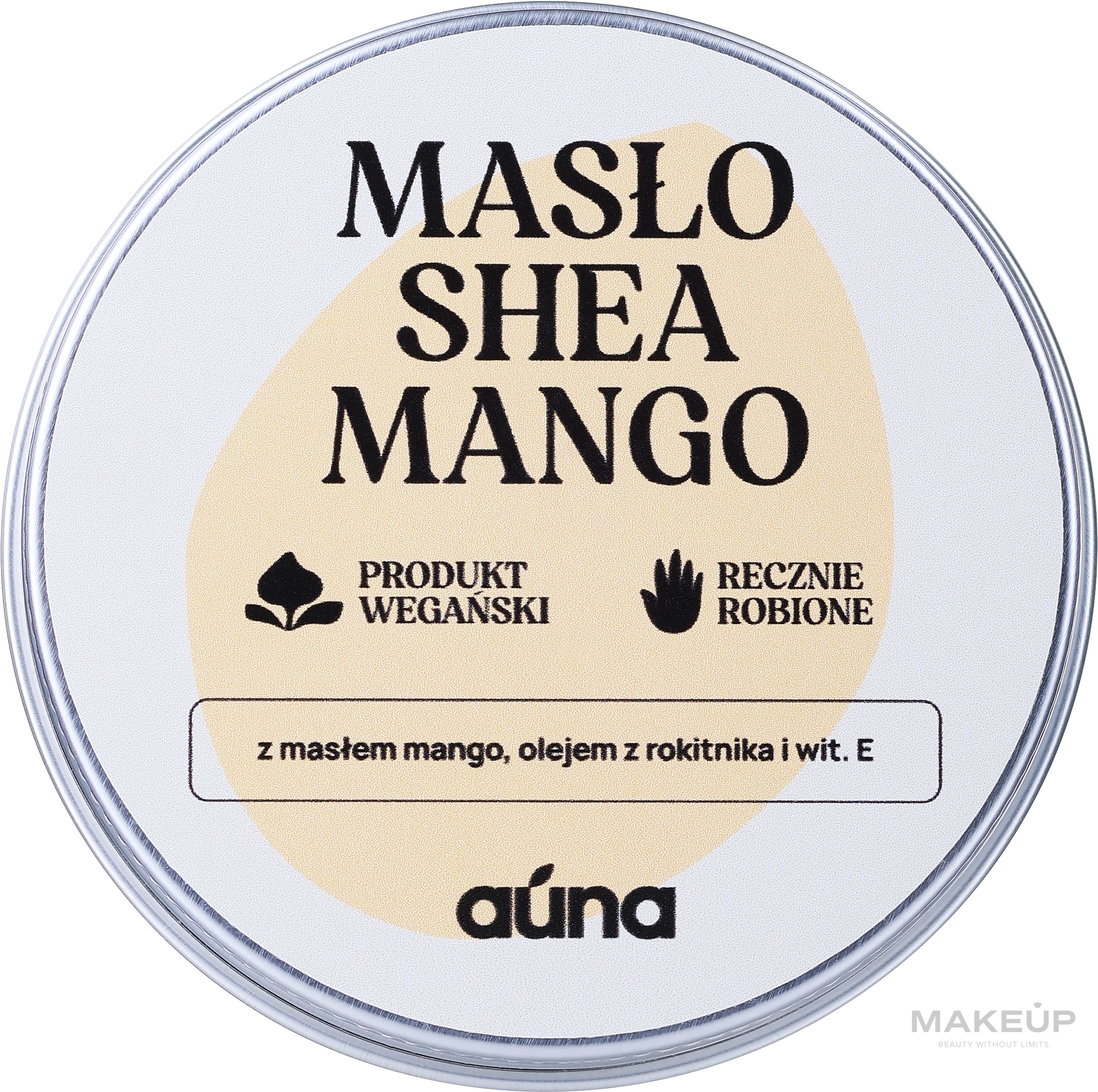 Sheabutter mit Mangosamenbutter für Körper und Gesicht - Auna Shea Mango Butter — Bild 150 ml