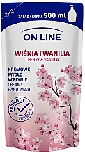 Düfte, Parfümerie und Kosmetik Cremeseife für die Hände Kirsche und Vanille - On Line Cherry&Vanilla Soap (Nachfüller)