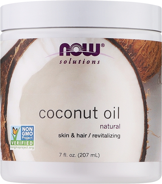 Revitalisierende Kokosbutter für Haut und Haar - Now Foods Solution Coconut Oil — Bild N1