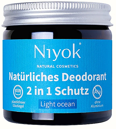 Natürliches cremiges Deodorant Light ocean - Niyok Natural Cosmetics — Bild N1