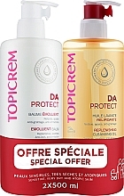 Set - Topicrem DA Protect (oil/500ml + balm/500ml) — Bild N1