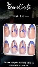 Mandelförmige Nagelspitzen, 24 St. - Deni Carte Nails 7073 — Bild N1