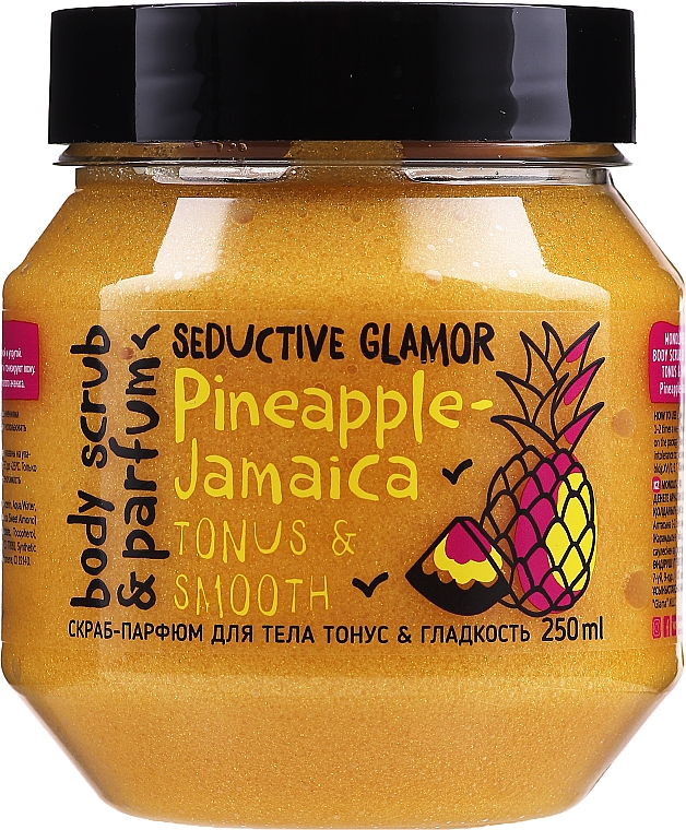 Glättendes Körperpeeling mit Ananas - MonoLove Bio Pineapple-Jamaica Tonus & Smoothness Scrub