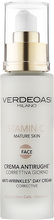 Korrigierende Anti-Falten Tagescreme für das Gesicht - Verdeoasi Stamin C Anti-wrinkles Day Cream Corrective — Bild N1