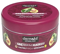 Düfte, Parfümerie und Kosmetik Haarmaske mit pflanzlicher Tonerde, Avocado und Vitamin E - Dermokil Hair Care Mask 