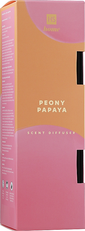 Raumerfrischer Pfingstrose Papaya - HiSkin Home Fragrance Peony Papaya — Bild N2